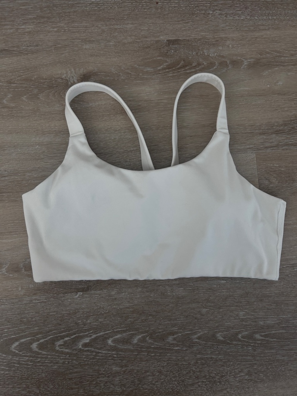 girlfriend collective ivory sports bra